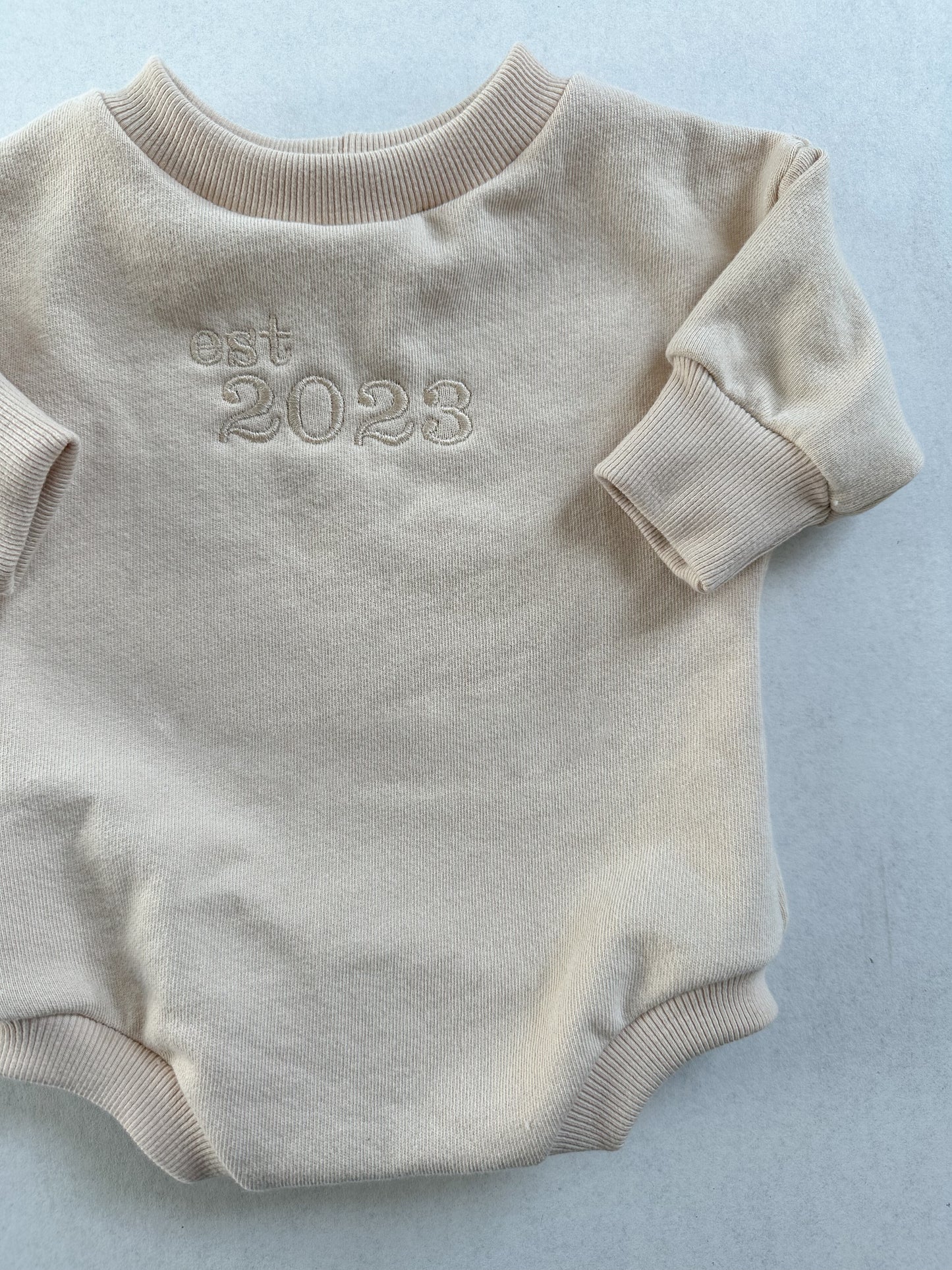 Creamy (Sponge) Est. Sweater Romper